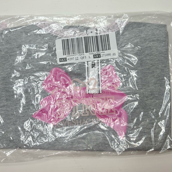 PINK x LoveShackFancy Lace Trim Cami Pink Bow Large NWT - Picture 2 of 4